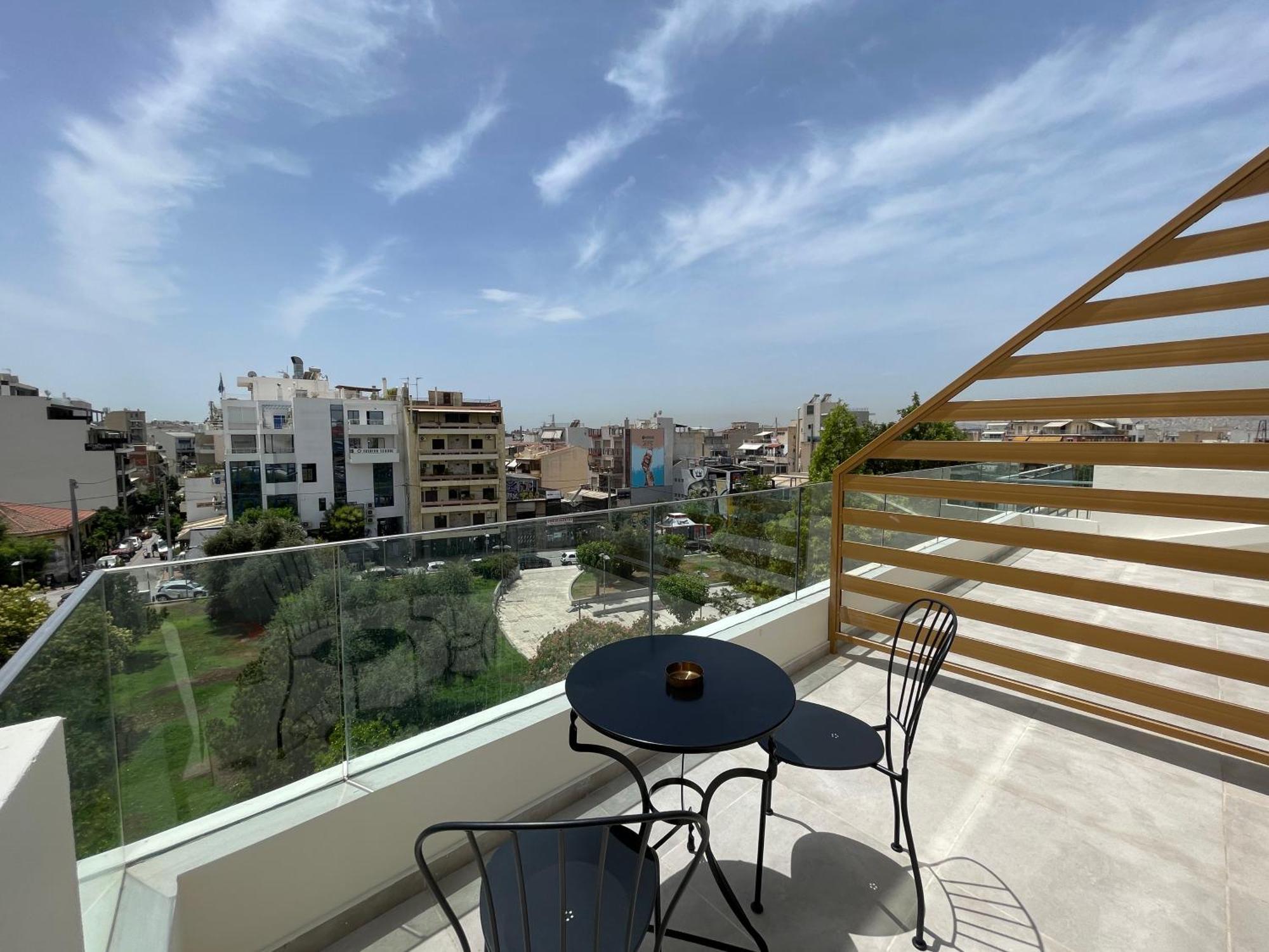 Acropolis View Luxurious Studio Living Athen Exterior foto