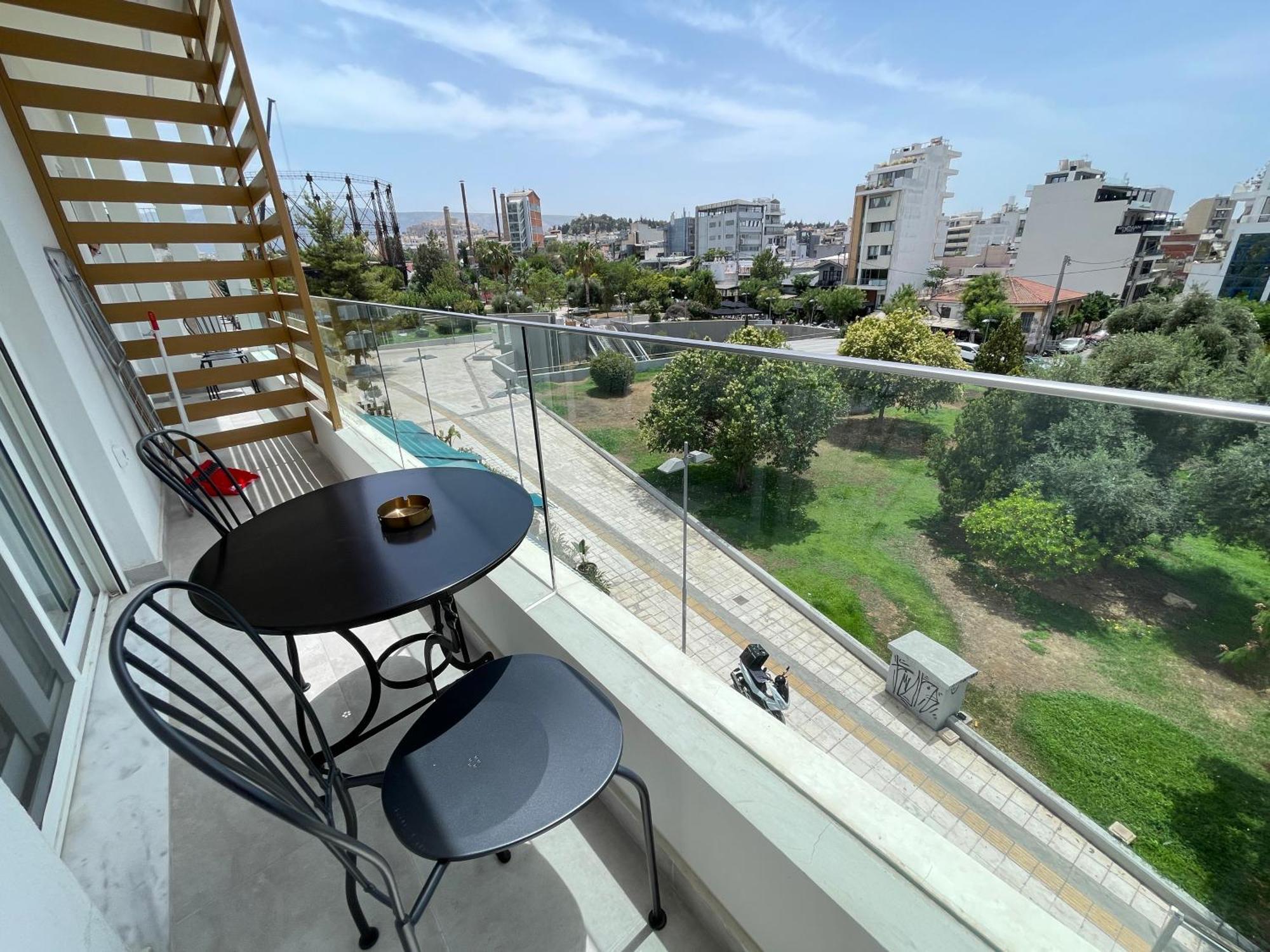 Acropolis View Luxurious Studio Living Athen Exterior foto